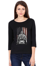 Load image into Gallery viewer, American Army - Women&#39;s Round Neck Full Sleeve T-Shirt
