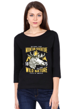 Load image into Gallery viewer, Mountain Adventure - Women&#39;s Round Neck Full Sleeve T-Shirt
