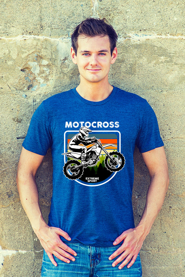 Extreme Enduro Race - Men's Round Neck Half Sleeve T-Shirt