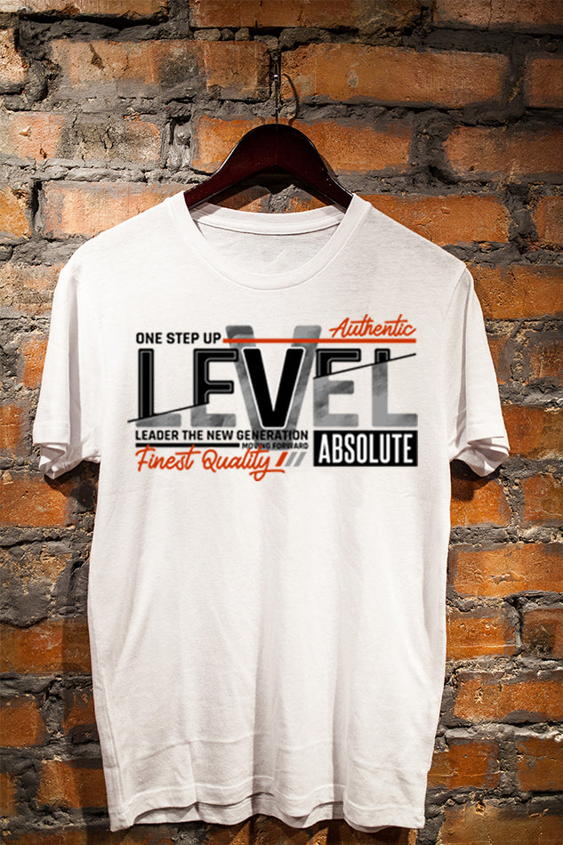 Level Absolute - Men's Round Neck Half Sleeve T-Shirt