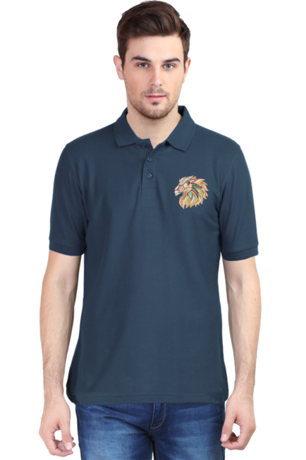 Lion - Men's Polo Half Sleeve T-Shirt