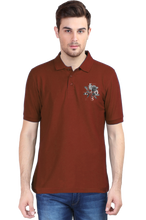 Load image into Gallery viewer, Rose White - Men&#39;s Polo Half Sleeve T-Shirt
