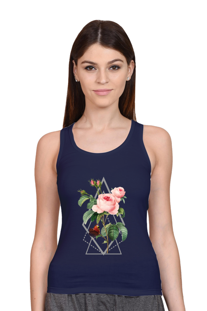 Rose and Butterfly - Women's Tank Top