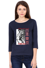 Load image into Gallery viewer, Rebellion Club Tokyo - Women&#39;s Round Neck Full Sleeve T-Shirt
