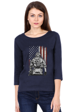 Load image into Gallery viewer, American Army - Women&#39;s Round Neck Full Sleeve T-Shirt
