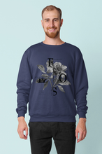 Load image into Gallery viewer, Rose Black - SweatShirt
