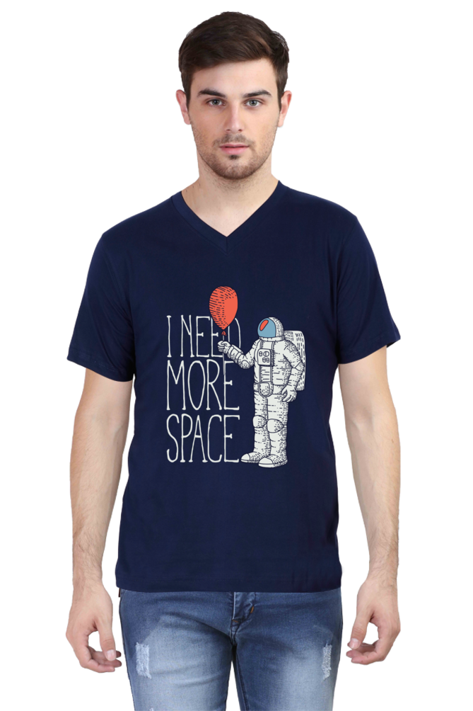 I Need More Space - Men's V-Neck Half Sleeve T-Shirt