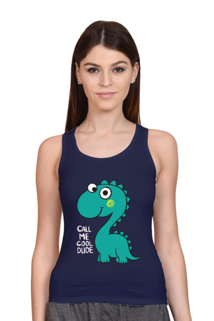 Call Me Cool Dude Dino - Women's Tank Top