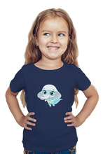 Load image into Gallery viewer, Super Hero Elephant - Kid&#39;s Round Neck Half Sleeve T-Shirt
