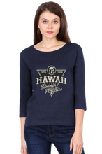 Load image into Gallery viewer, Hawaii Summer Paradise - Women&#39;s Round Neck Full Sleeve T-Shirt
