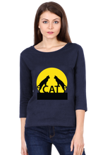 Load image into Gallery viewer, Cats - Women&#39;s Round Neck Full Sleeve T-Shirt
