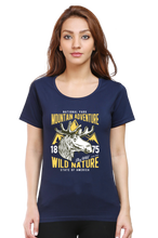 Load image into Gallery viewer, The Time Meow - Women&#39;s Round Neck Half Sleeve T-Shirt

