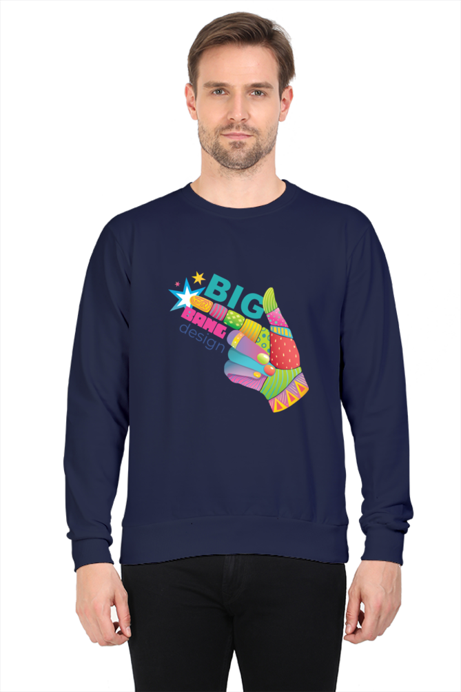 Big Bang Design Men's SweatShirt - Main Image