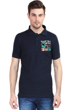 Load image into Gallery viewer, Ocean Life - Men&#39;s Polo Half Sleeve T-Shirt
