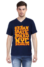 Load image into Gallery viewer, Urban Skate Board NYC-Men&#39;s V-Neck Half Sleeve T-Shirt
