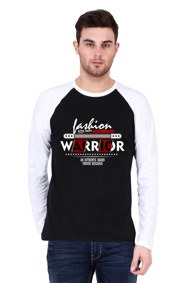 Fashion Warrior Casual - Men's Raglan Full Sleeve T-Shirt