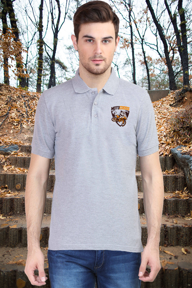 Enduro MotoCross - Men's Polo Half Sleeve T-Shirt