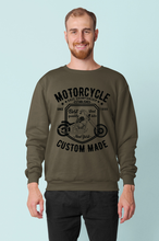 Load image into Gallery viewer, Motorcycle Custom Black - SweatShirt
