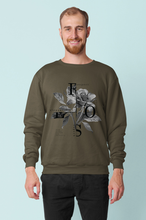 Load image into Gallery viewer, Rose Black - SweatShirt
