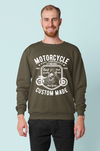 Load image into Gallery viewer, Motorcycle Custom White - SweatShirt
