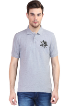 Load image into Gallery viewer, Rose Black - Men&#39;s Polo Half Sleeve T-Shirt
