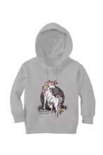 Load image into Gallery viewer, Unicorn Strong and Wisdom - Kid's Hooded SweatShirt
