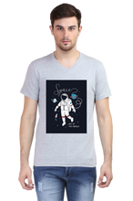 Load image into Gallery viewer, Spaces Out of this World - Men&#39;s V-Neck Half Sleeve T-Shirt
