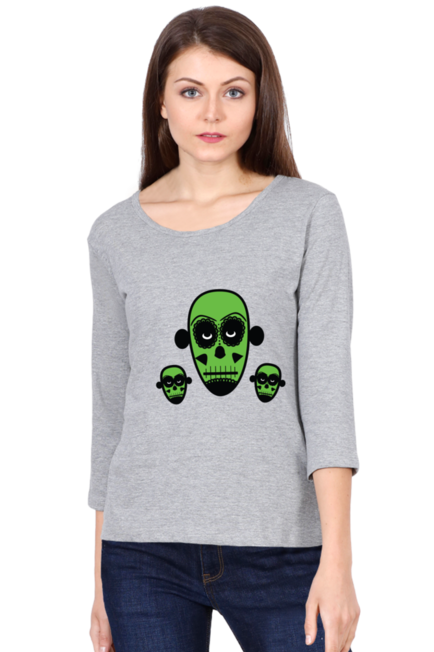 Green Tribe - Women's Round Neck Full Sleeve T-Shirt