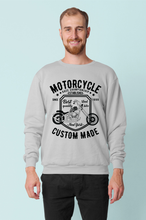 Load image into Gallery viewer, Motorcycle Custom Black - SweatShirt
