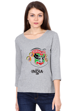 Load image into Gallery viewer, Kathakali Made in India - Women&#39;s Round Neck Full Sleeve T-Shirt
