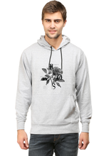 Load image into Gallery viewer, Rose Black - Hooded SweatShirt
