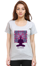 Load image into Gallery viewer, Yoga Experience - Women&#39;s Round Neck Half Sleeve T-Shirt
