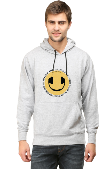 Headphone Black - Hooded SweatShirt