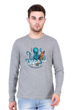 Load image into Gallery viewer, Surfing Octopus - Men's Round Neck Full Sleeve T-Shirt
