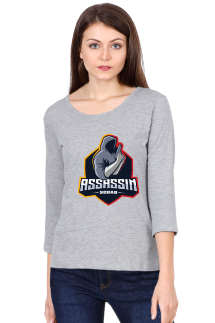 Assassin Squad - Women's Round Neck Full Sleeve T-Shirt