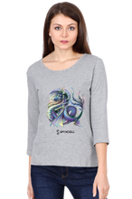 Load image into Gallery viewer, Spyndell Dragon - Women&#39;s Round Neck Full Sleeve T-Shirt
