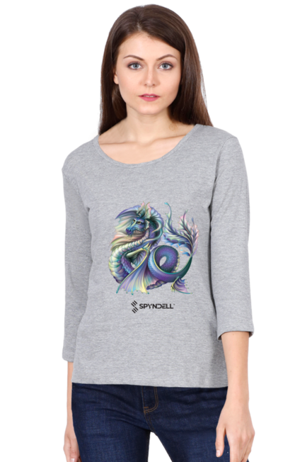 Spyndell Dragon - Women's Round Neck Full Sleeve T-Shirt