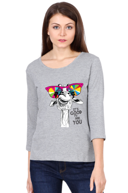 Its Good to See You - Women's Round Neck Full Sleeve T-Shirt