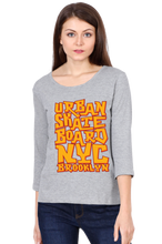 Load image into Gallery viewer, Urban Skate Board NYC - Women&#39;s Round Neck Full Sleeve T-Shirt
