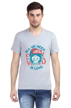 Load image into Gallery viewer, All We Need is Love - Men&#39;s V-Neck Half Sleeve T-Shirt
