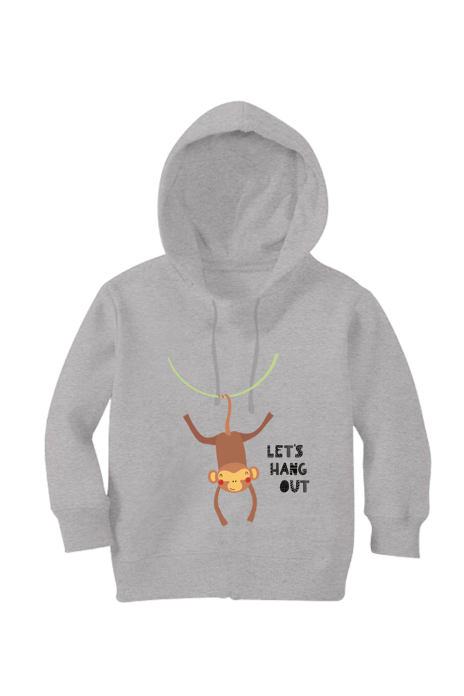 Lets Hang Out Monkey - Kid's Hooded SweatShirt