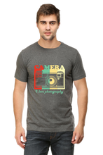 Load image into Gallery viewer, Camera I Love Photography - Men's Round Neck Half Sleeve T-Shirt
