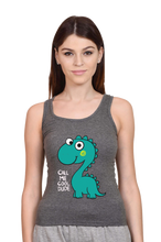 Load image into Gallery viewer, Call Me Cool Dude Dino - Women&#39;s Tank Top
