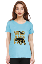 Load image into Gallery viewer, Wild And Free -  Women&#39;s Round Neck Half Sleeve T-Shirt
