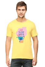 Load image into Gallery viewer, Hello Summer - Men's Round Neck Half Sleeve T-Shirt
