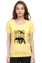 Load image into Gallery viewer, Wild And Free -  Women&#39;s Round Neck Half Sleeve T-Shirt
