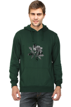 Load image into Gallery viewer, Rose Black - Hooded SweatShirt
