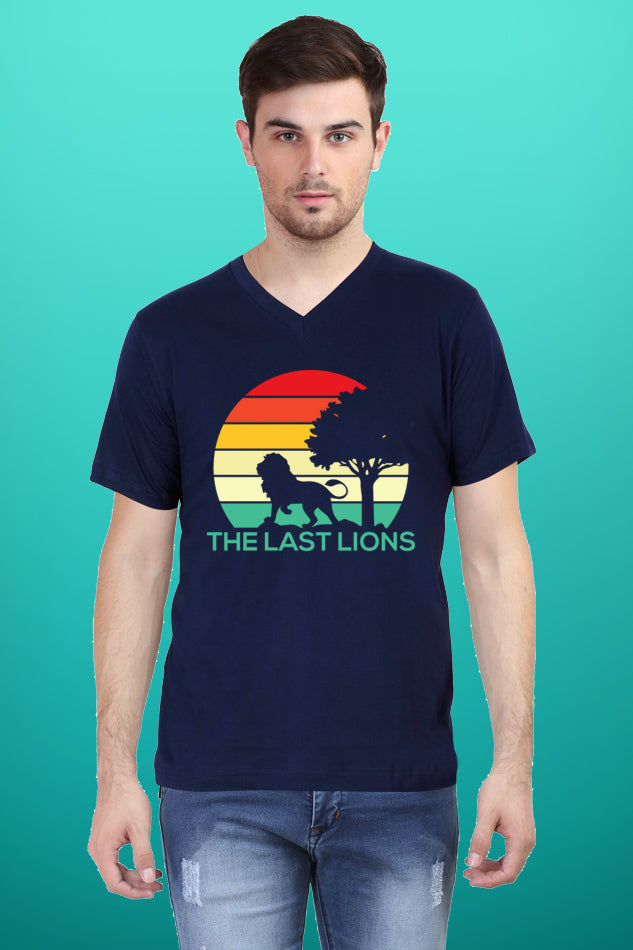 The Last Pride - Men's V-Neck Half Sleeve T-Shirt