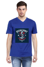 Load image into Gallery viewer, Ocean Spirit - Men&#39;s V-Neck Half Sleeve T-Shirt
