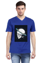 Load image into Gallery viewer, Skull Jupiter - Men&#39;s V-Neck Half Sleeve T-Shirt
